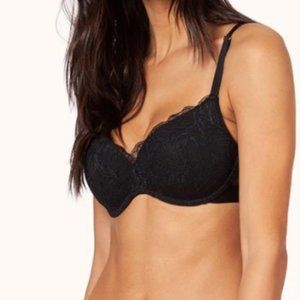 Lively 34DD Black Lace T-Shirt Bra